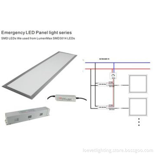 12W/1,200lm Round LED Panel Light, Available for Home/Office Lighting with Emergency Function